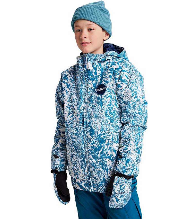 Burton Kids' Game Day Jacket - Blue Blotto Trees 2022