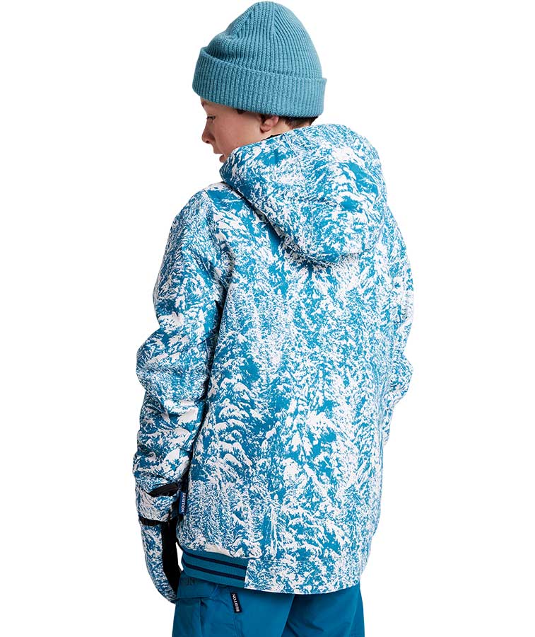 Burton Kids' Game Day Jacket - Blue Blotto Trees 2022