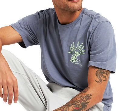 Burton Men's Leamington Short Sleeve T-Shirt Folkstone Gray 2022