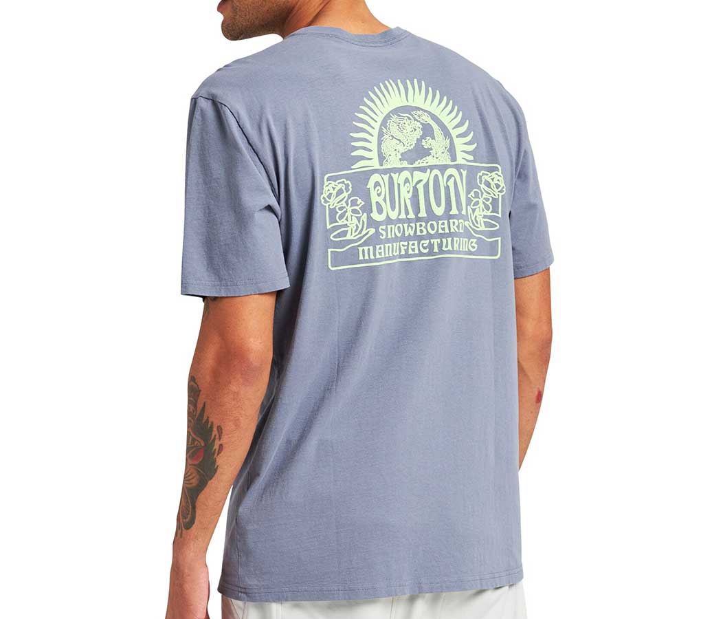 Burton Men's Leamington Short Sleeve T-Shirt Folkstone Gray 2022