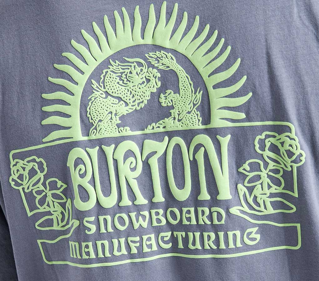 Burton Men's Leamington Short Sleeve T-Shirt Folkstone Gray 2022