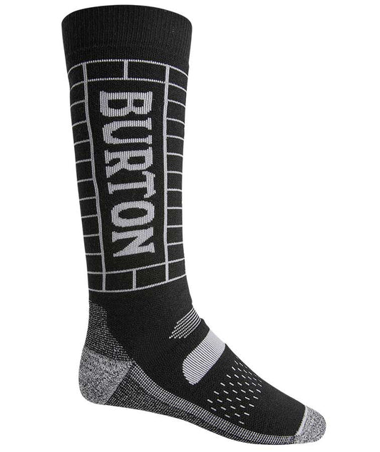Burton Men's Performance Midweight Sock True Black Performer Plaid 2022