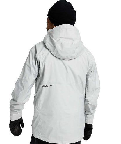 Burton Men's [ak] GORE‑TEX Swash Jacket - Solution Dyed Light Gray 2022