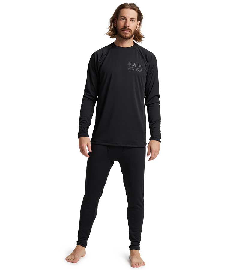 Burton Men's [ak] Helium Power Grid™ Base Layer Pant - True Black 2022