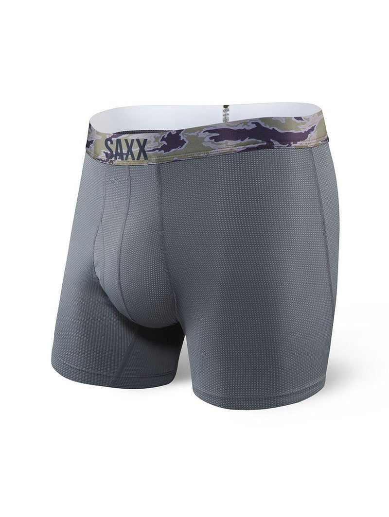 Saxx Quest 2.0 Boxer Fly Dark Charcoal