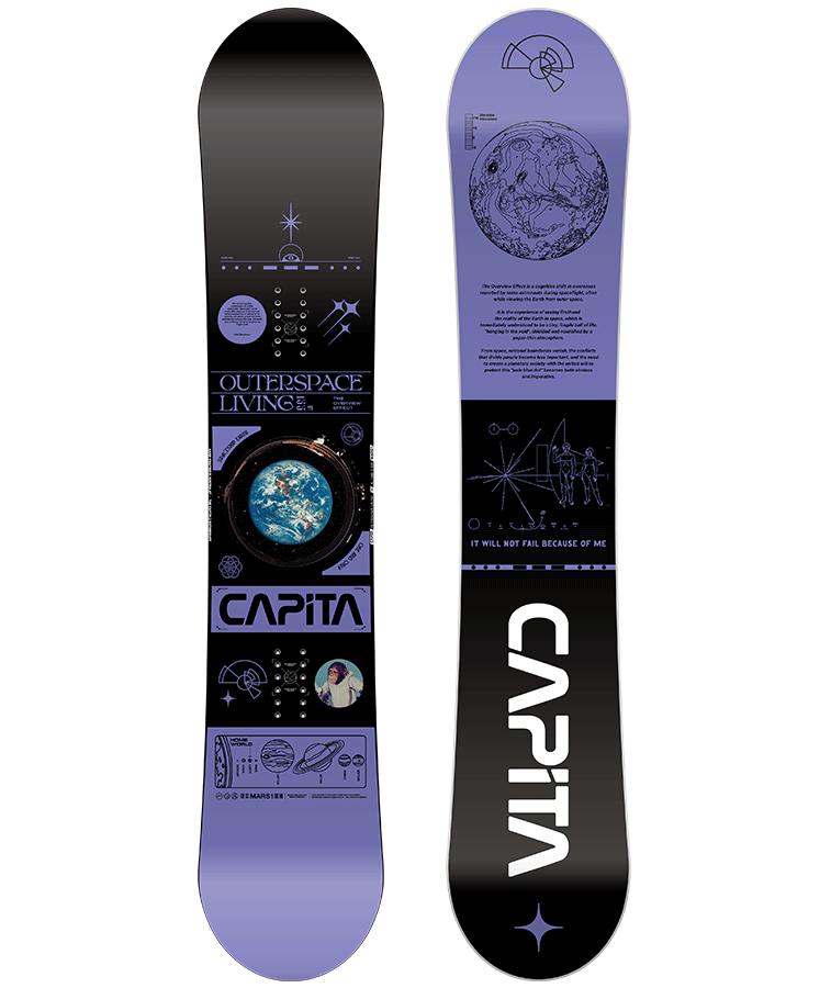 Capita Men's Outerspace Living Wide Snowboard 2023