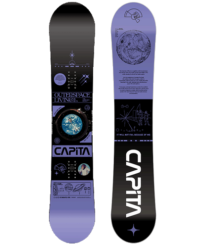 Capita Men's Outerspace Living Wide Snowboard 2023