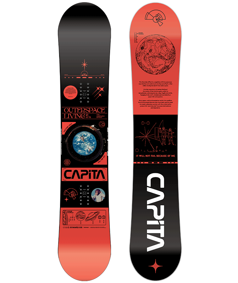 Capita Men's Outerspace Living Wide Snowboard 2023