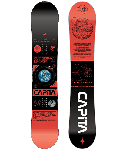 Capita Men's Outerspace Living Wide Snowboard 2023