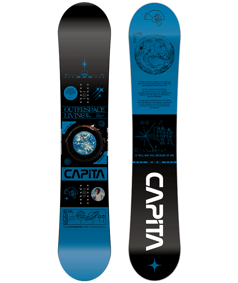 Capita Men's Outerspace Living Wide Snowboard 2023