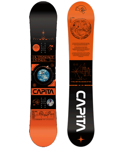 Capita Men's Outerspace Living Wide Snowboard 2023