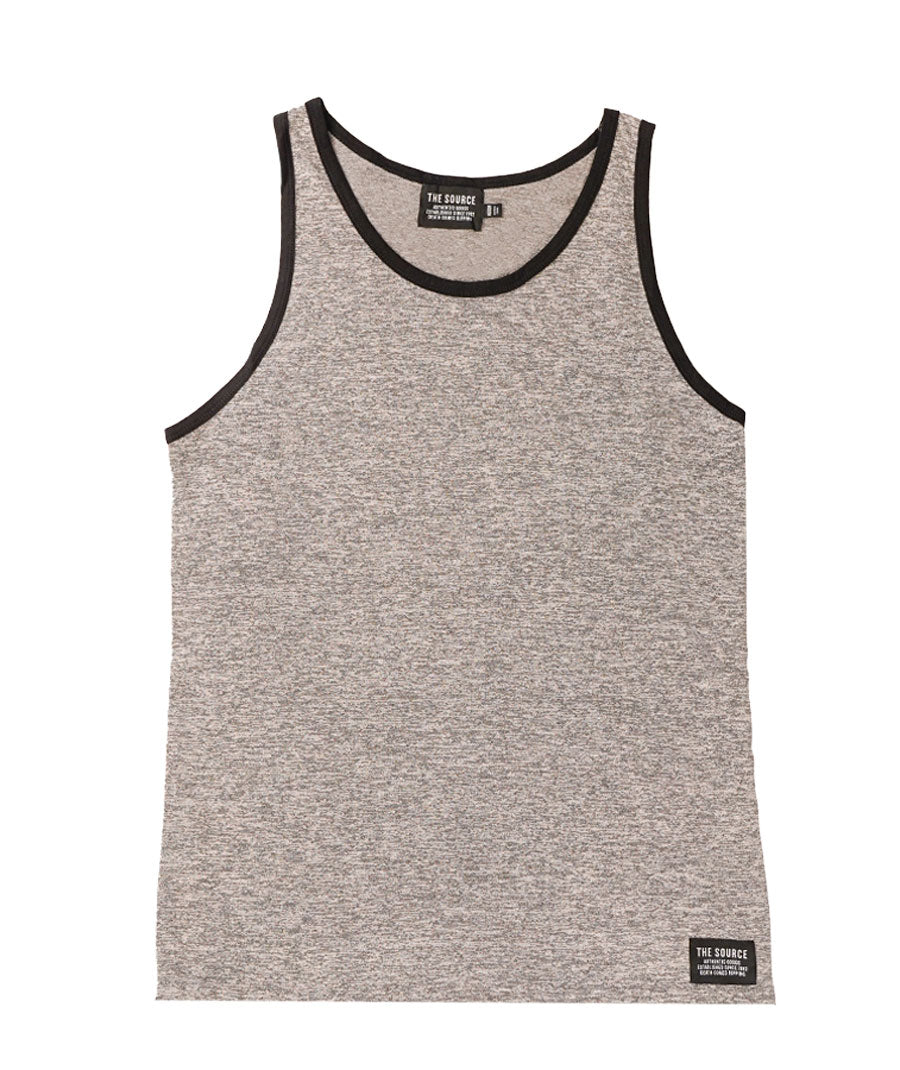 Source Men's Terry Tank Heathered Charcoal
