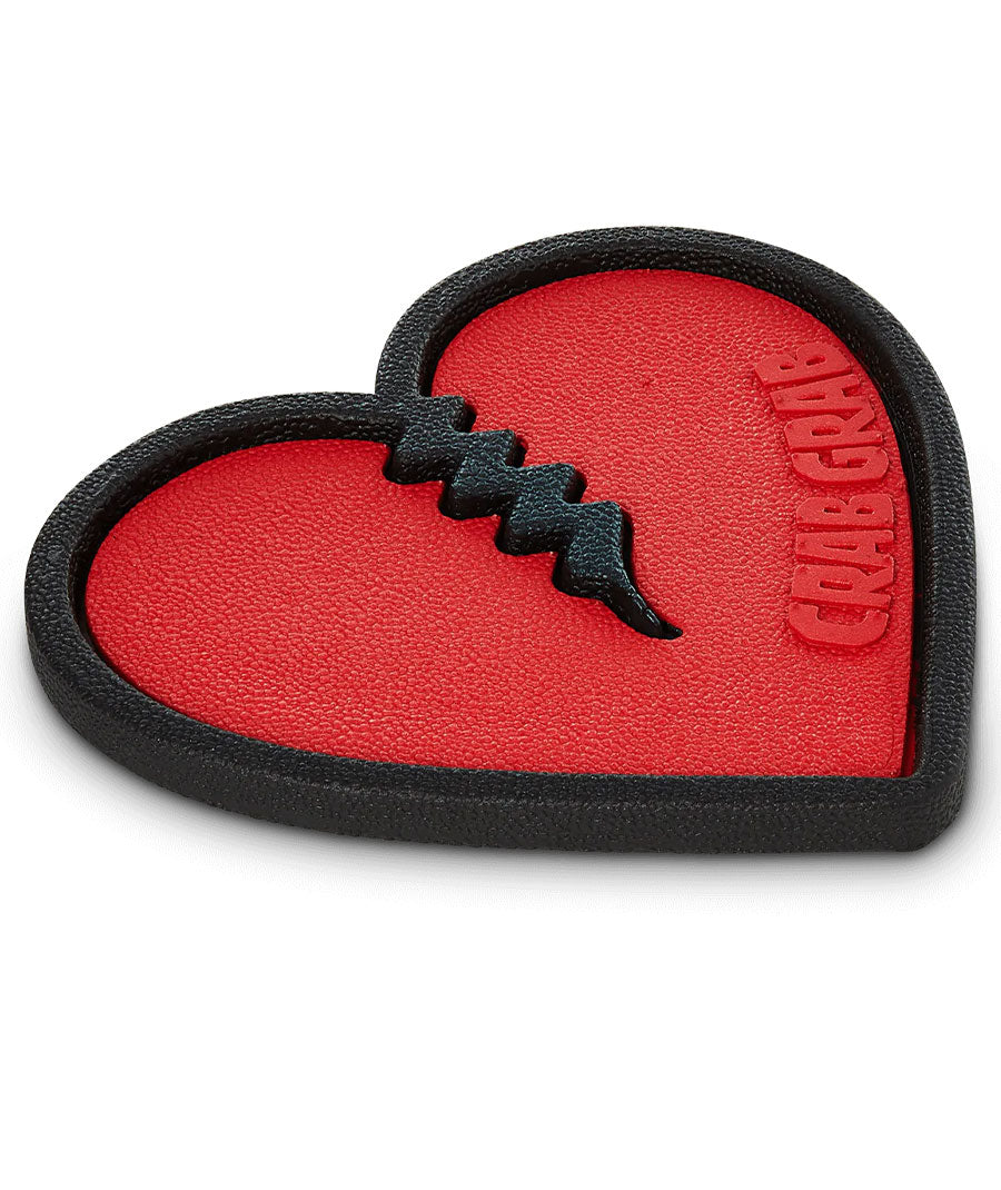 Crab Grab Mega Heart Stomp Pad - Black/Red