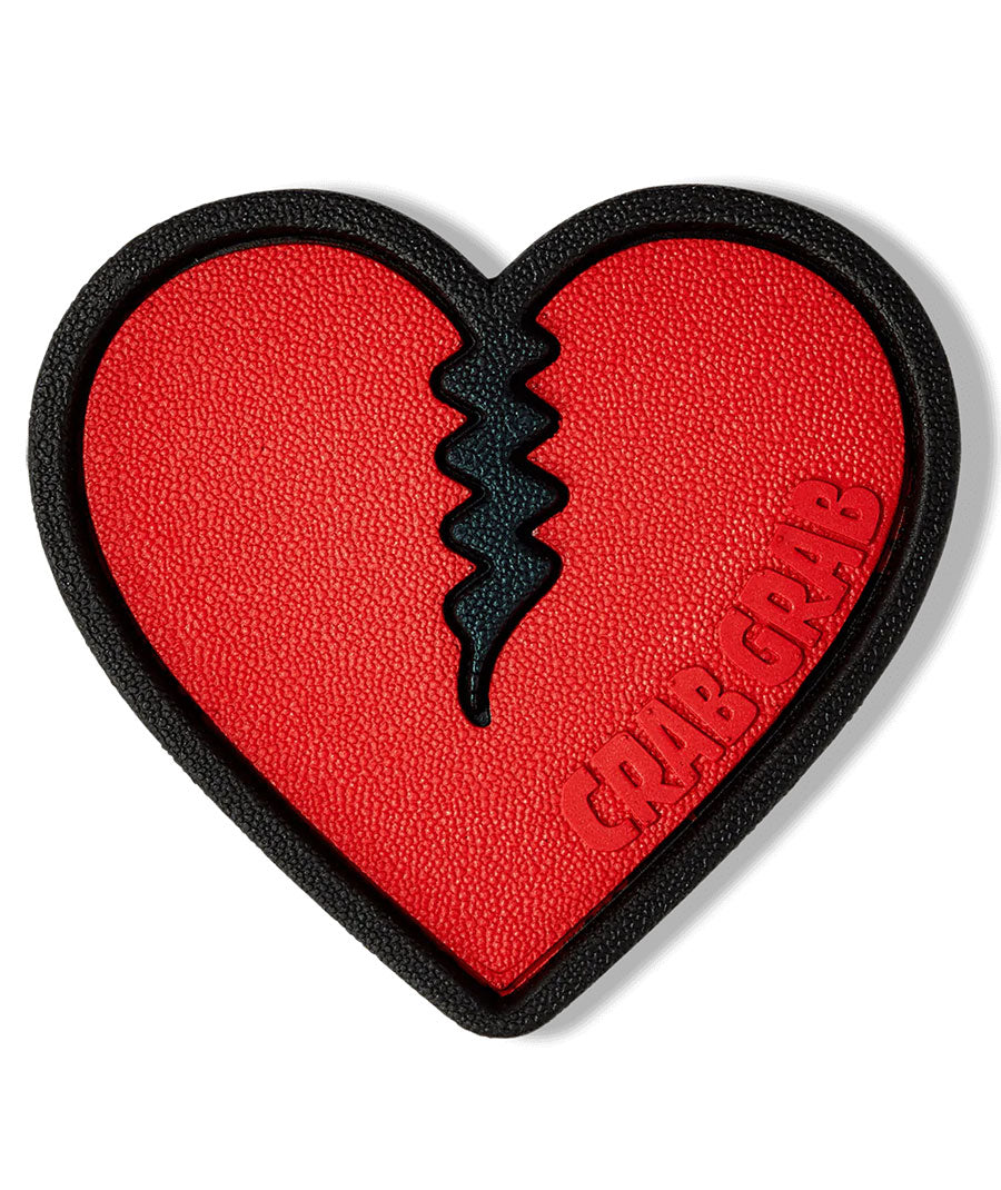 Crab Grab Mega Heart Stomp Pad - Black/Red