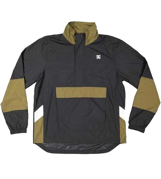 DC On The Block Water Resistant Half Zip Jacket - Anthracite