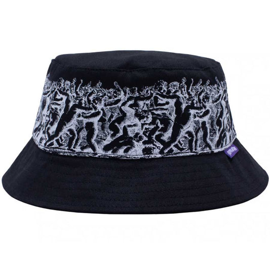 Fucking Awesome Cherub Fight Bucket Hat - Black/White