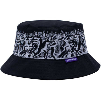 Fucking Awesome Cherub Fight Bucket Hat - Black/White