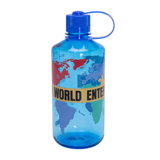 Fucking Awesome FA World Water Bottle Blue