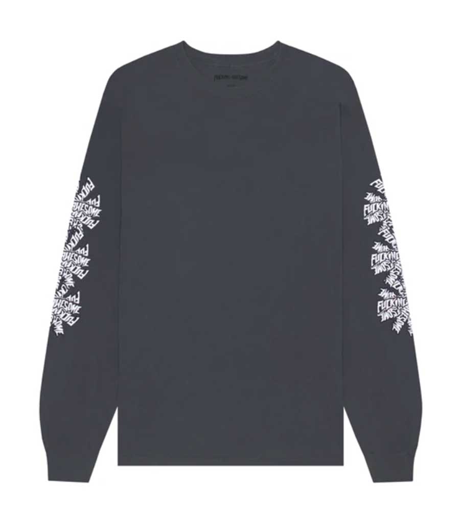 Fucking Awesome Spiral Long Sleeve T-Shirt - Pepper