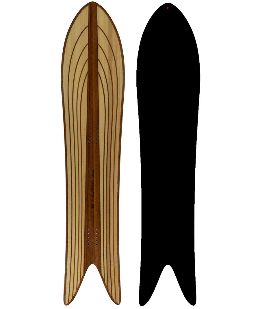 Gentemstick Mid Fish Outline Core Snowboard 2023 – The Source 