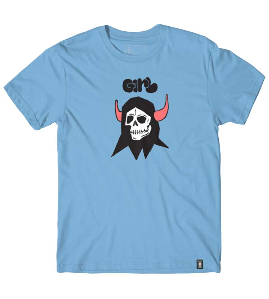 Girl Good Time Goth T-Shirt - Carolina Blue