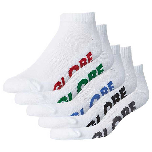 Globe Stealth Ankle Sock 5-Pack White