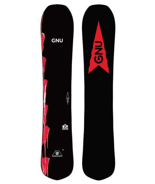 Gnu Men's Banked Country Wide Snowboard 2022