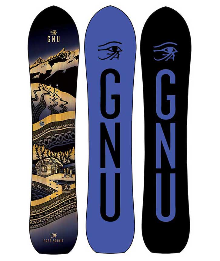 Gnu Women's Free Spirit Snowboard 2022