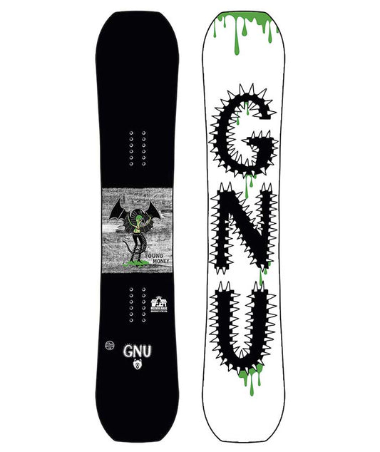 Gnu Kids' Young Money Snowboard 2022
