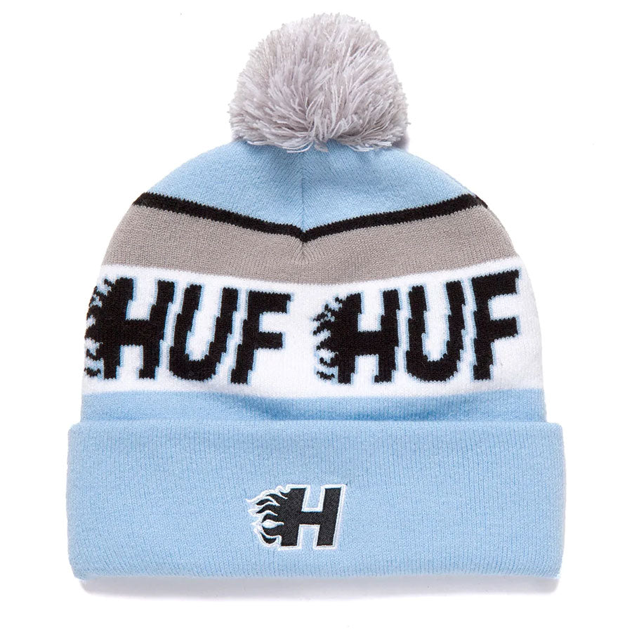 HUF Enforcer Pom Beanie Light Blue