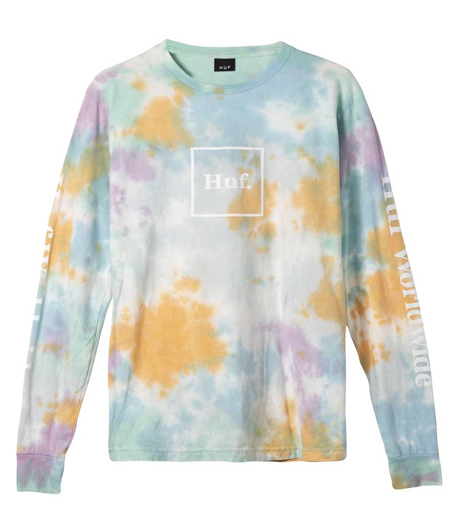 HUF Prism Wash Domestic Long Sleeve T-Shirt - White