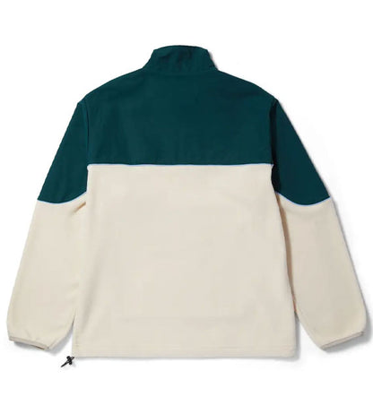 HUF x Fourstar Continent 1/4 Zip Fleece Jacket Natural
