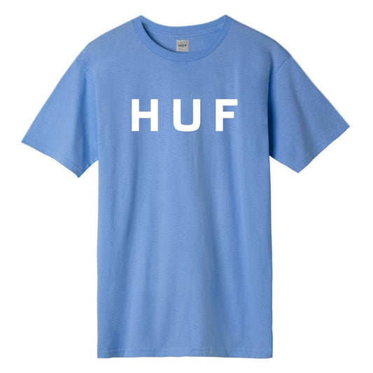 HUF Essentials OG Logo T-Shirt Olympian Blue