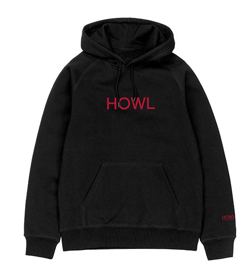 Howl Logo Hooded Sweatshirt Black