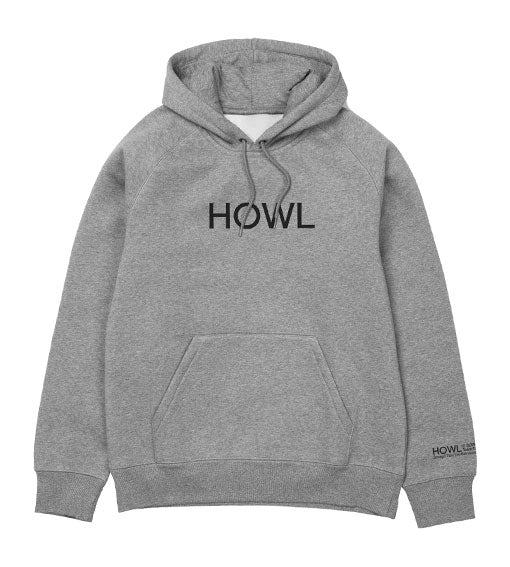 Howl Logo Hooded Sweatshirt Grey