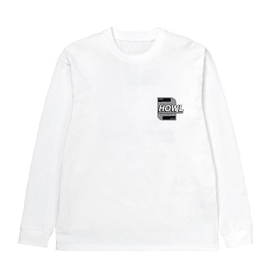 Howl Logo Long Sleeve T-Shirt White