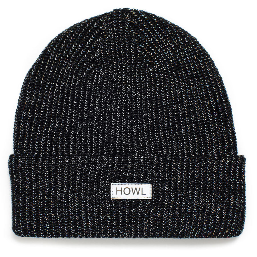 Howl Men's 3M Reflective Beanie Black 2022