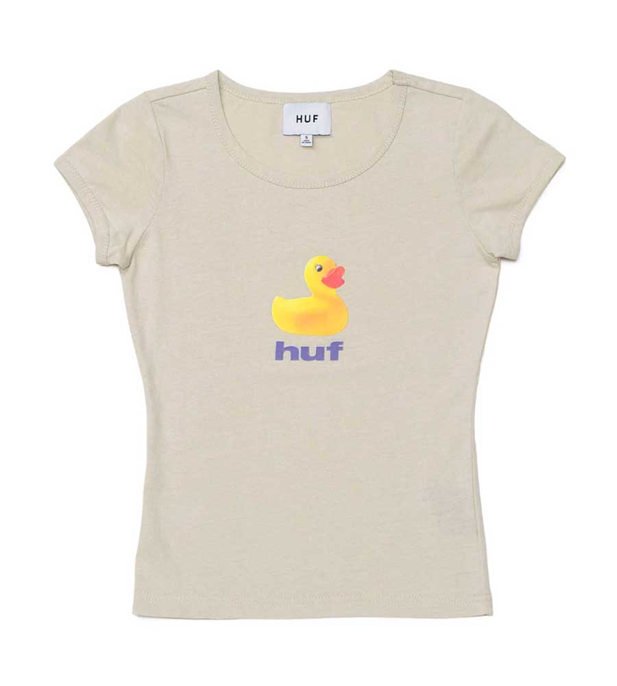 Huf Women's Baby Knit T-Shirt - Stone