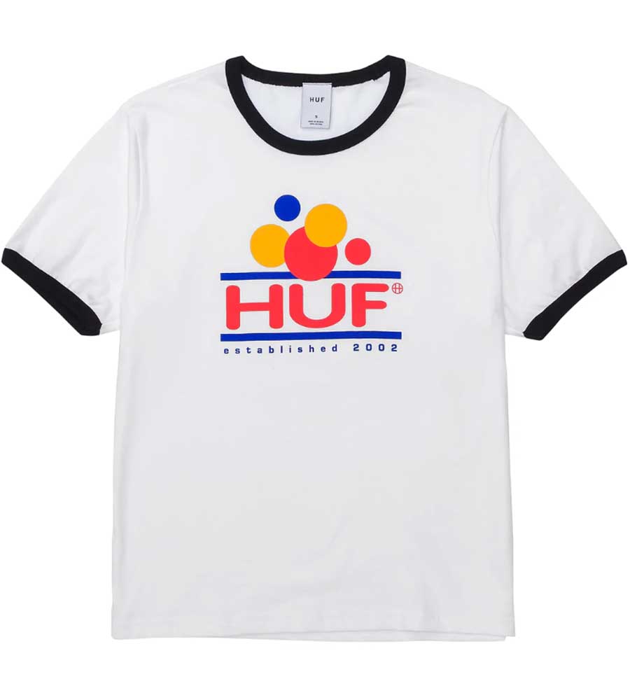 Huf Women's Fun Ringer T-Shirt - White