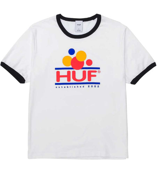 Huf Women's Fun Ringer T-Shirt - White