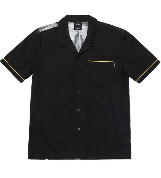 Huf x Kill Bill Crazy 88 Short Sleeve Button-Up Shirt - Black