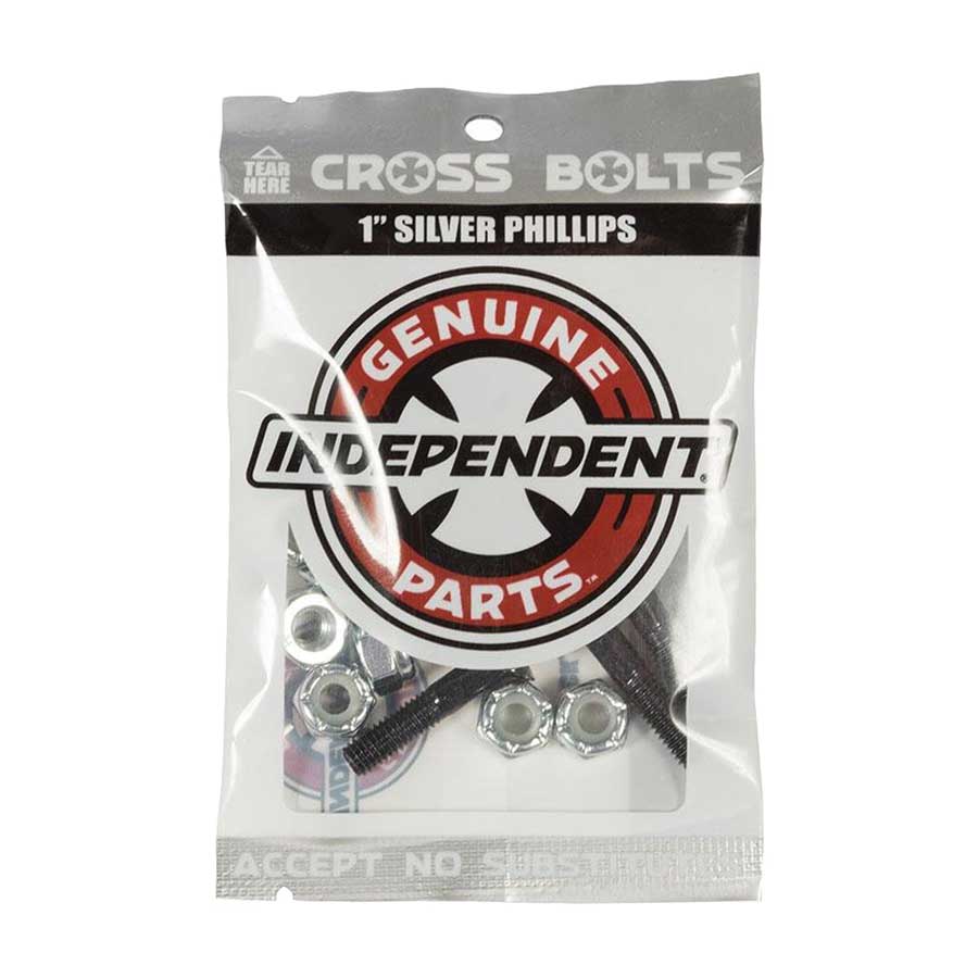 Independent Hardware 1" Phillips Black/Silver