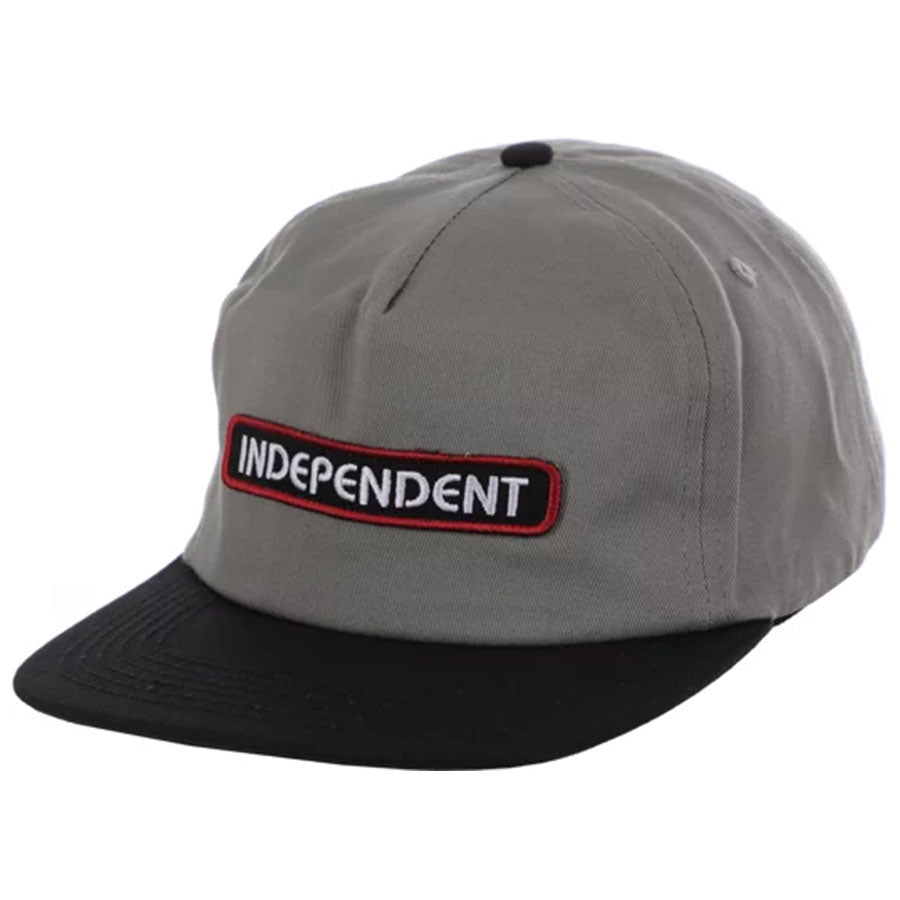 Independent B/C Groundwork Snapback Cap Grey/Black