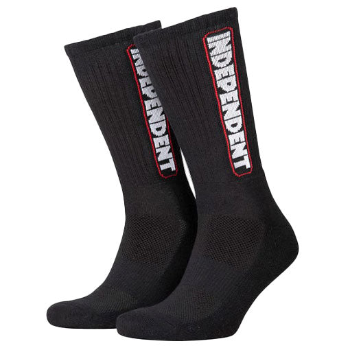 Independent Bar Logo Sock Black