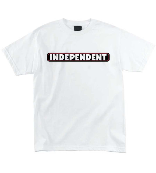 Independent Bar Logo T-Shirt - White