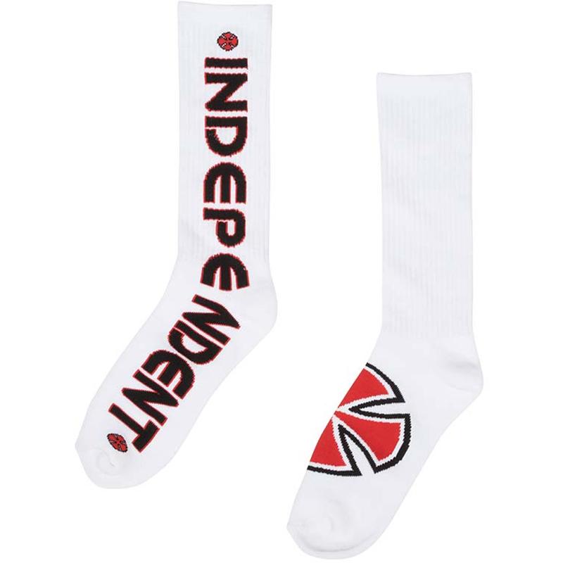 Indy Tall Socks White