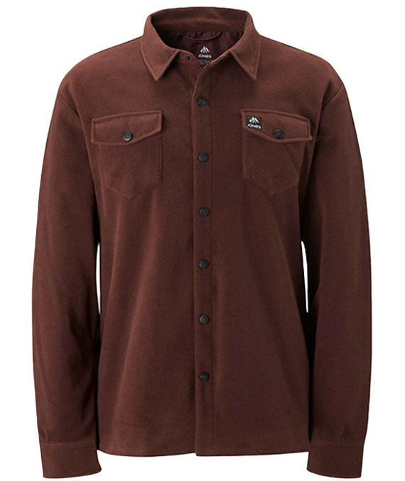 Jones Men's Shirt December Fleece Shirt Vulcan Red 2023