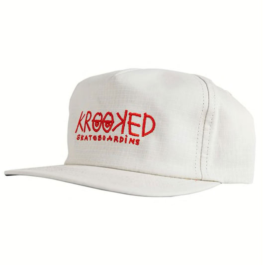 Krooked Eyes Cap - Natural/Red