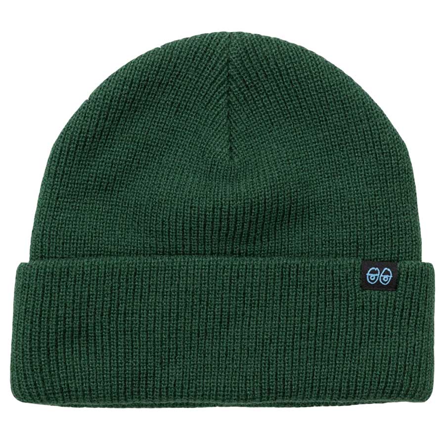 Krooked Eyes Clip Cuff Beanie Dark Green