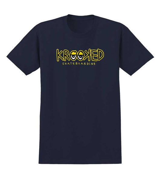 Krooked Eyes T-Shirt - Midnight Navy